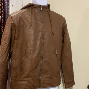 Men’s leather jacket.
